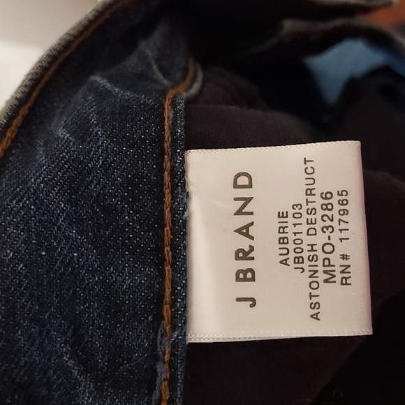 J Brand Aubrie Hight Rise Crop Boot in Adtonish Destruct - Picture 14 of 15